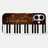 Black & White Piano Keys | Muziekgeschenken Case-Mate iPhone Case (Achterkant (horizontaal))