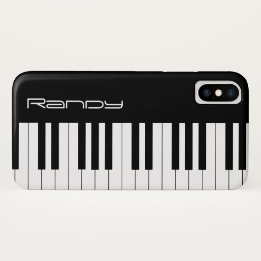 Black & White Piano Keys | Muziekgeschenken Case-Mate iPhone Case (Achterkant (horizontaal))