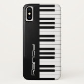 Black & White Piano Keys | Muziekgeschenken Case-Mate iPhone Case (Achterkant)
