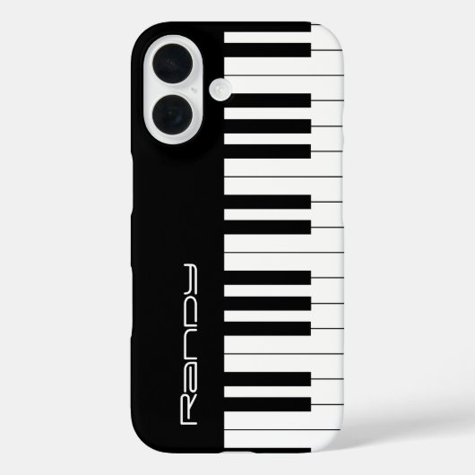 Black & White Piano Keys | Muziekgeschenken Case-Mate iPhone Case (Achterkant)