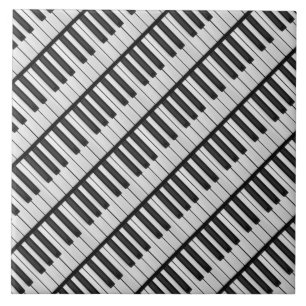 Black & White Piano Keys Tegeltje