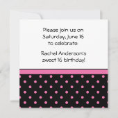 Black White Pink Pots Party nodigt uit Kaart (Voorkant)