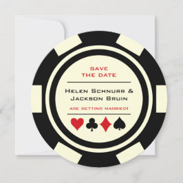 Black White Poker Chip Las Vegas Save