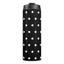 Black White Polka Dots