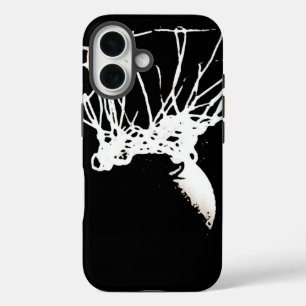 Black White Pop Art Basketball iPhone 16 Hoesje