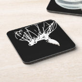 Black White Pop Art Basketball Drankjes Onderzetter (Linkerzijde)