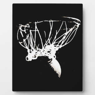 Black White Pop Art Basketball Fotoplaat
