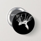 Black White Pop Art Basketball Ronde Button 5,7 Cm (Voorkant /achterkant)