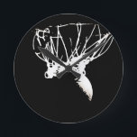 Black White Pop Art Basketball Ronde Klok<br><div class="desc">Basketball Game Pop Art Style Artwork - Populaire sportkunst Fotografie</div>