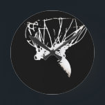 Black White Pop Art Basketball Ronde Klok<br><div class="desc">Basketball Game Pop Art Style Artwork - Populaire sportkunst Fotografie</div>