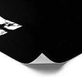 Black White Pop Art Brooklyn Bridge New York City Poster (Hoek)