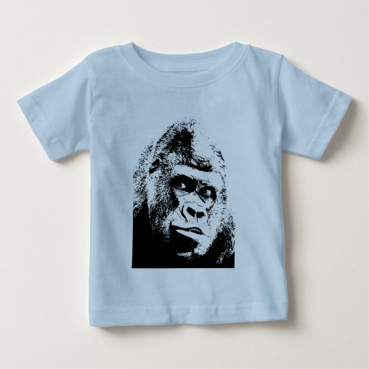 Black White Pop Art Gorilla (Voorkant)