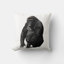 Black White Pop Art Gorilla