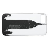 Black & White Pop Art New York Case-Mate iPhone Case (Achterkant (Horizontaal))