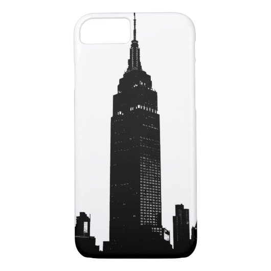 Black & White Pop Art New York Case-Mate iPhone Case (Achterkant)