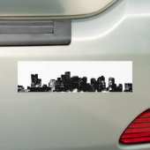 Black White Pop Art New York City Bumpersticker (Op auto)