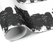 Black White Pop Art New York City Cadeaupapier (Rol Hoek)