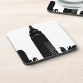 Black & White Pop Art New York Drankjes Onderzetter (Linkerzijde)