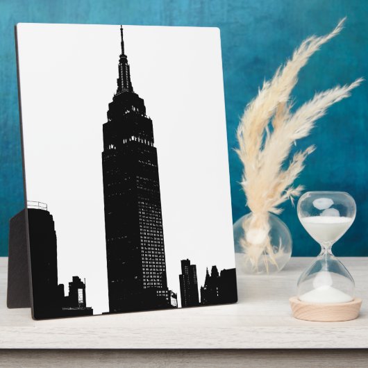 Black & White Pop Art New York Fotoplaat (Zijkant)