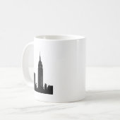 Black & White Pop Art New York Koffiemok (Voorkant links)