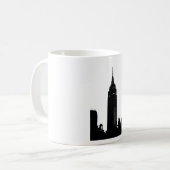 Black & White Pop Art New York Koffiemok (Voorkant links)