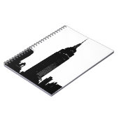 Black & White Pop Art New York Notitieboek (Linkerzijde)