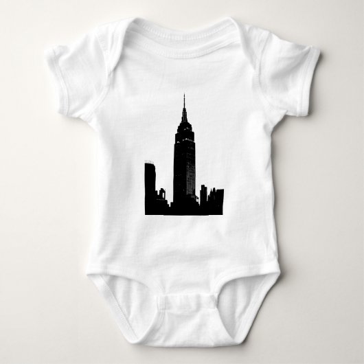 Black & White Pop Art New York Romper (Voorkant)