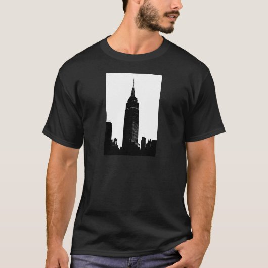 Black & White Pop Art New York T-shirt (Voorkant)