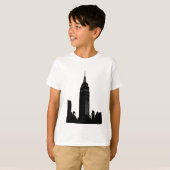 Black & White Pop Art New York T-shirt (Voorkant volledig)