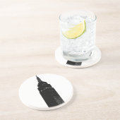 Black & White Pop Art New York Zandsteen Onderzetter (Zijkant)