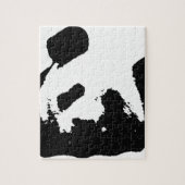 Black White Pop Art Panda Legpuzzel (Verticaal)
