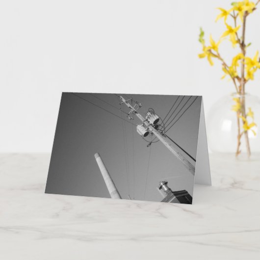 "Black & White POWER HOUSE" Profiteer van een goed Kaart (Gele Bloem)