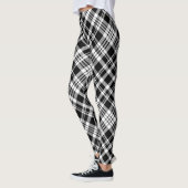 Black White Pset Women's Leggings (Links)