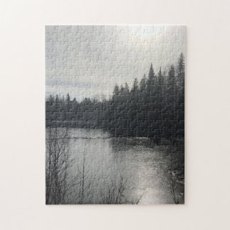 Black White Puzzle Legpuzzel