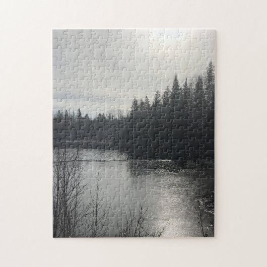 Black White Puzzle Legpuzzel (Verticaal)