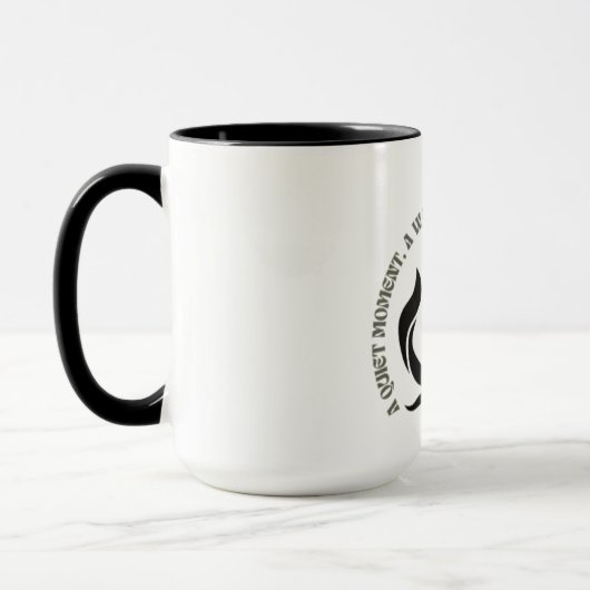 Black & White Quote Mug Mok (Links)