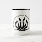 Black & White Quote Mug Mok (Midden)