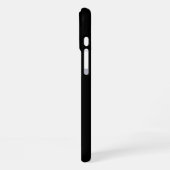 Black White Racing Stripes Chic Gold Monogramed iPhone Hoesje (Linkerkant)