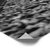 Black & White Railroad Tracks 16x20 Poster afdrukk (Hoek)