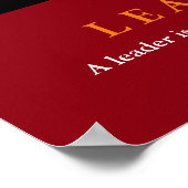 Black White Red American Eagle Leadership Poster (Hoek)