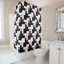 Black White Red Modern  patchwork