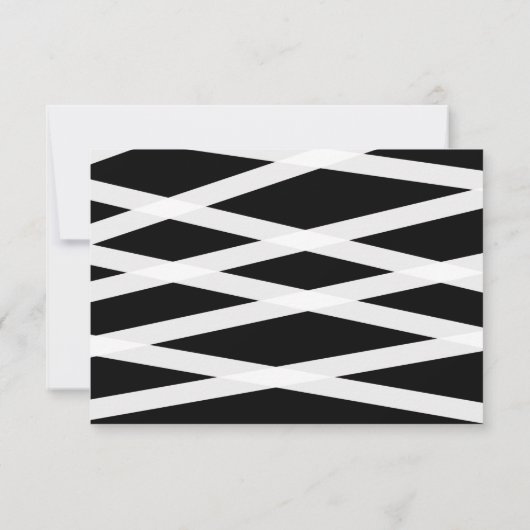 Black & White Relax Script Vriendelijk Antwoord (Achterkant)