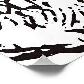 Black White Retro Comic Style Fantasy Art Poster (Hoek)