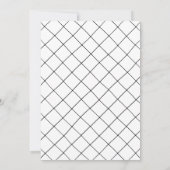 Black White Retro Foto Afstuderen Aankondiging (Achterkant)