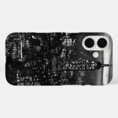 Black White Retro New York City Case-Mate iPhone Case (Achterkant (horizontaal))