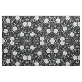 Black White Rozen Waterverf schilderen Stof (Yard (91,4 cm))