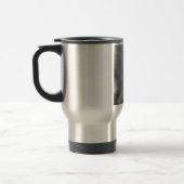 Black White Running Horse Freedom Reisbeker (Links)