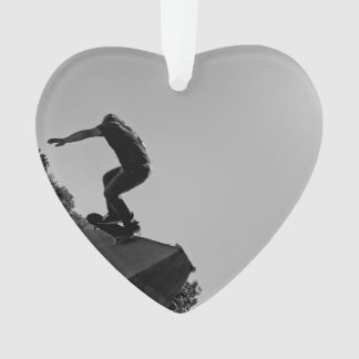 Black & White Schaats Park Ornament