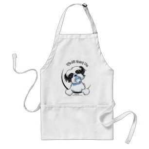 Black/White Shih Tzu IAAM Standaard Schort
