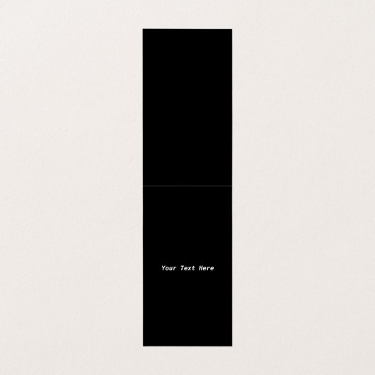 Black White Silhouette Riding Hood Tref Wolf Visitekaartje (Binnenkant ongevouwen)